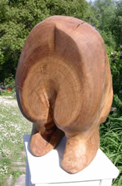 skulp.nur eine form Holz